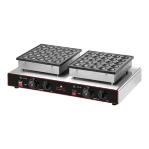 Caterchef poffertjes elektrisch bakapparaat | 2 x 25 poffertjes |