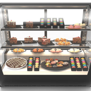 Sayl Patisserie koelvitrine Vela VV zwart