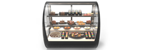 Sayl Patisserie koelvitrine Vela VV zwart
