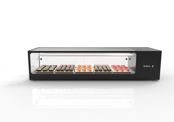 Sayl sushi koelvitrine 6 x 1/3 GN 40mm VTLG6S