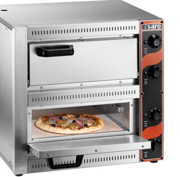 Saro Pizzaoven tafelmodel PALERMO 2 pizza's max. Ø 33 cm
