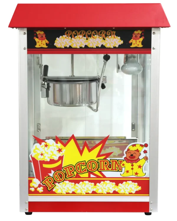Hendi Popcornmachine | Rood met opvallende stickers