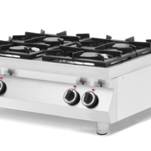 Hendi Gasfornuis Kitchen Line 4 pits | Tafelmodel