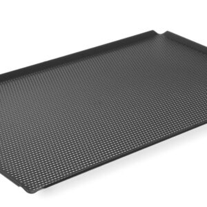 Tray geperforeerd GN 1/1 - met 4 randen en Teflon™ anti-aanbak coating.