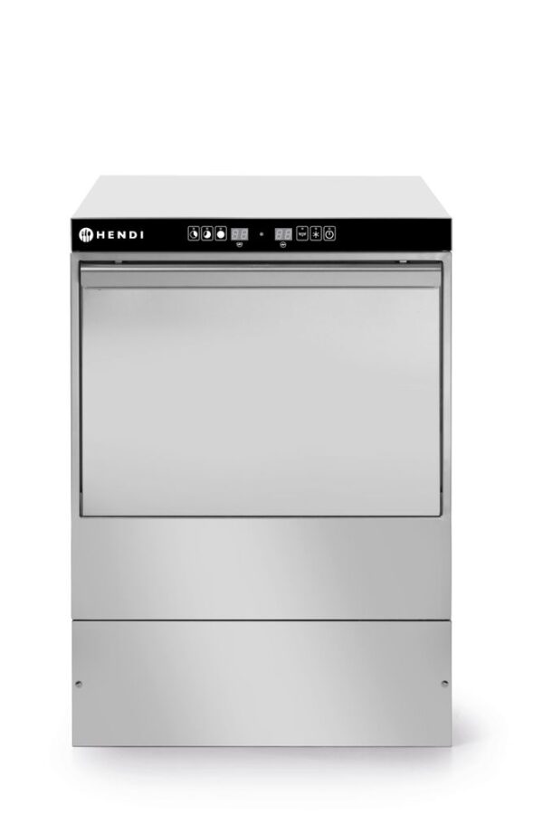 Vaatwasser 40x40 - elektronische bediening, HENDI, 230V/2800W, 470x510x(H)710mm