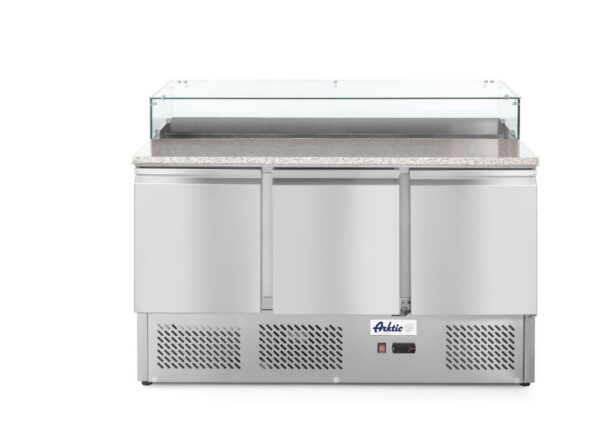 Arktic Pizza koelwerkbank met 3 deuren | inhoud 380L