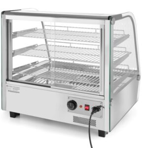 Hendi Opzet warmhoudvitrine drielaags 120 liter