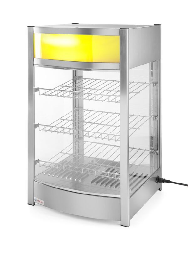 Hendi Opzet warmhoudvitrine met 3 schappen
