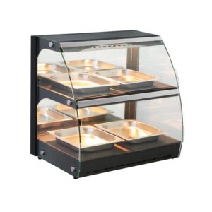 Hendi Warmhoudvitrine Quartz tweelaags