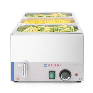 Hendi Ranger Bain-marie met afvoerkraan 1/1 GN