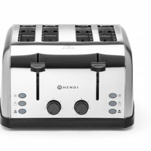 Hendi tosti apparaat | 4-sneetjes | 230V | 1500W |