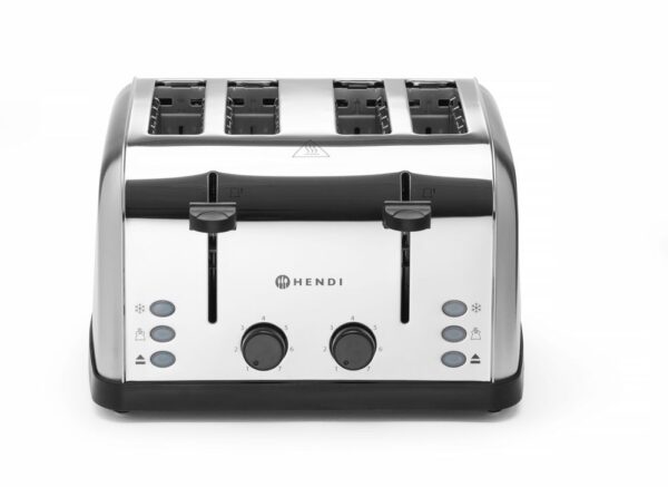 Hendi tosti apparaat | 4-sneetjes | 230V | 1500W |