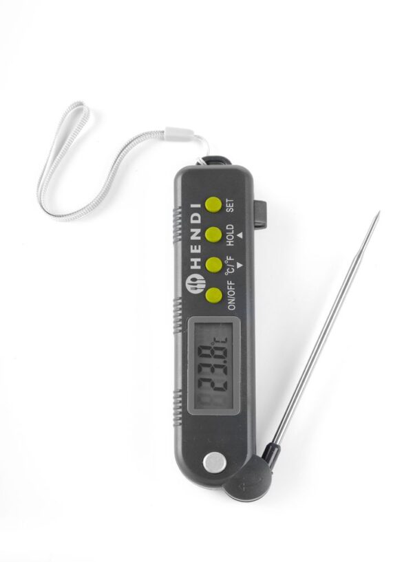 Hendi thermometer inklapbare sonde | 130 mm | rvs | -50 tot 300gr |