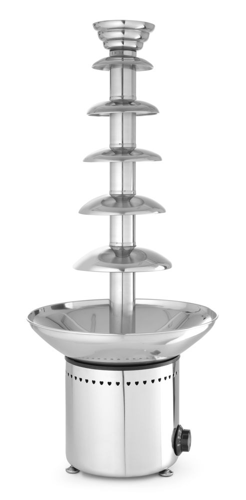 Hendi chocolade fontein | 6 lagen | rvs | 230V | 300W |