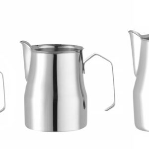Melkkan met V-vormige schenktuit, HENDI, 0,35L, ⌀65x(H)99mm