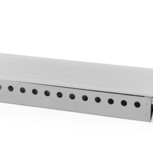 Hendi schotelwarmer | 3 pits | rvs | 450 x 180 x 65 mm |