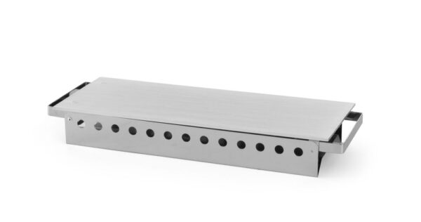 Hendi schotelwarmer | 3 pits | rvs | 450 x 180 x 65 mm |