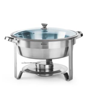 Hendi chafing dish rond | rvs | 18/0 3,5 l | Kitchen Line