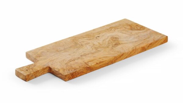 Hendi serveerplank | olijfhout | met handgreep | 480x190x22 mm |