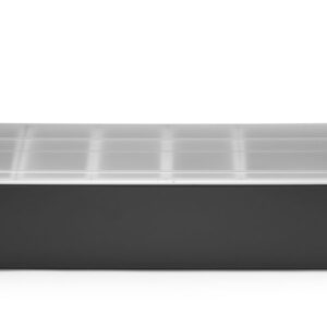 Bar up ingredientenhouder | 5 vaks | zwart | ABS