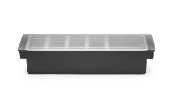 Bar up ingredientenhouder | 5 vaks | zwart | ABS