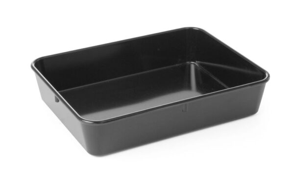 Hendi vleesbak zwart melamine | 280x210x60 mm |