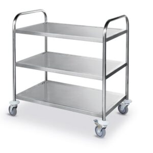 Hendi serveerwagen | rvs | 3 bladen | 905x585x945mm |