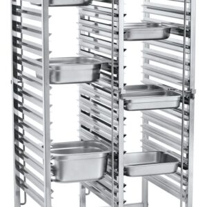 Dubbele regaalwagen - 30 x GN 1/1, HENDI, 798x610x(H)1710mm