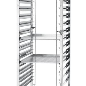 Hendi regaalwagen | rvs | 15 x 600 x 400 | 515 x 680 x 1710 mm |