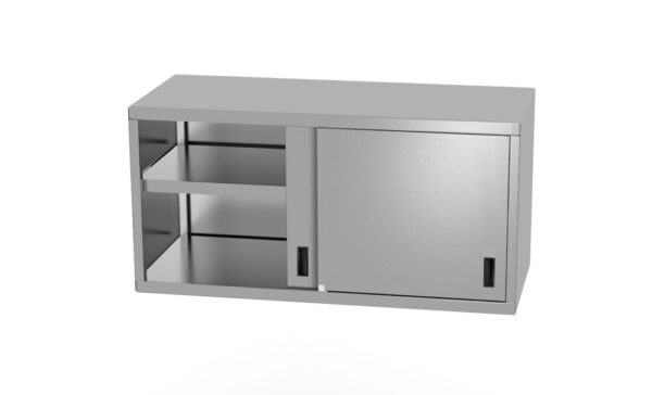 Hangkast met schuifdeuren | RVS 1200x400x600 mm