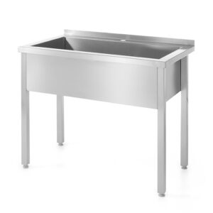 Hendi Enkele spoeltafel | gelast | 800x600x850 mm