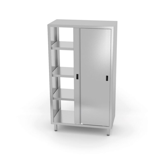 Hendi doorgeefkast met schuifdeuren | rvs | 800x700x1800 mm |
