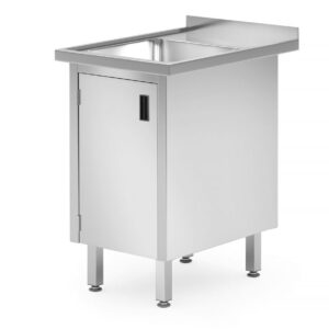 Hendi spoeltafel met kast | 600x700x850 mm |