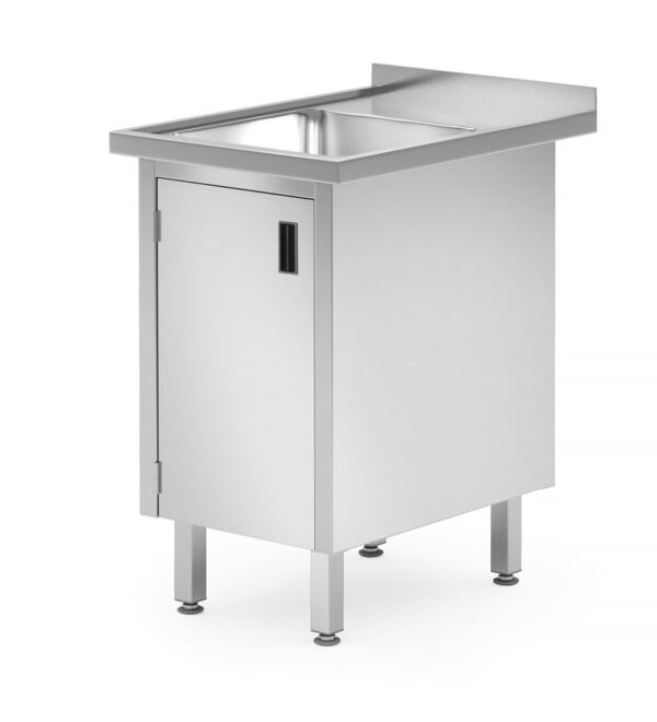 Hendi spoeltafel met kast | 600x700x850 mm |