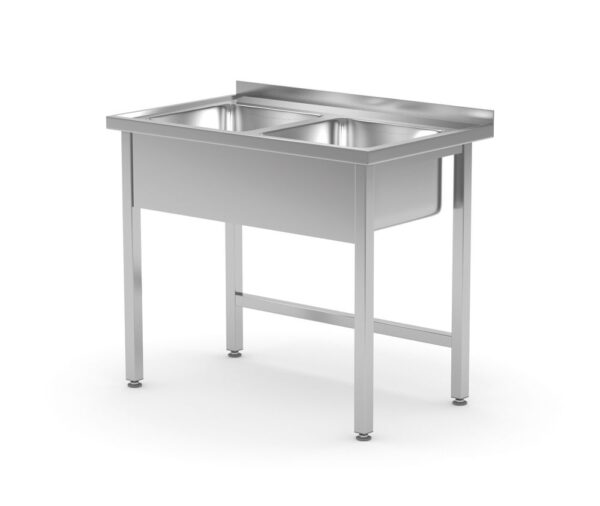Hendi spoeltafel twee spoelbakken | 1000x600x850 mm |