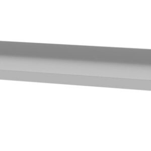 Hendi RVS wandplank met 2 bevestigingsbeugels in diverse maten