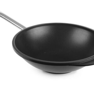 Hendi wokpan | gietaluminium | 320x100 mm | bodem 157 mm|