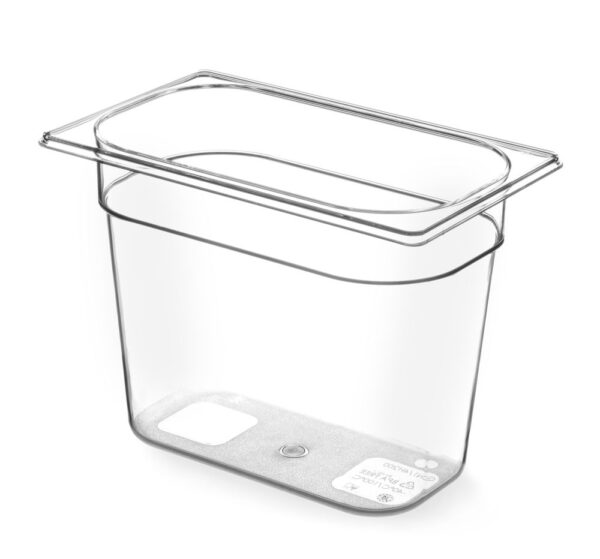 GN Container 1/4 Tritan, HENDI, GN 1/4, 4L, Transparant, 265x162x(H)150mm