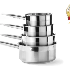 Hendi RVS Steelpan zonder deksel | Geschikt Voor Alle Hitte Bronnen | Diverse Maten