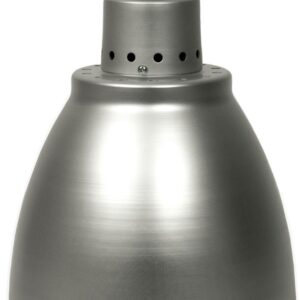 Buffetlamp | Warmhoudlamp | licht metaal zilver | Ø 225 mm