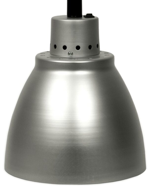 Buffetlamp | Warmhoudlamp | licht metaal zilver | Ø 225 mm