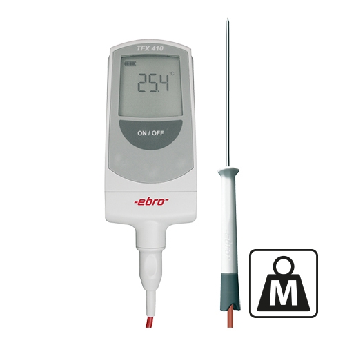 EBRO kern-temperatuurmeter TFX 410 | Hittebestendige voelerkabel en handvat