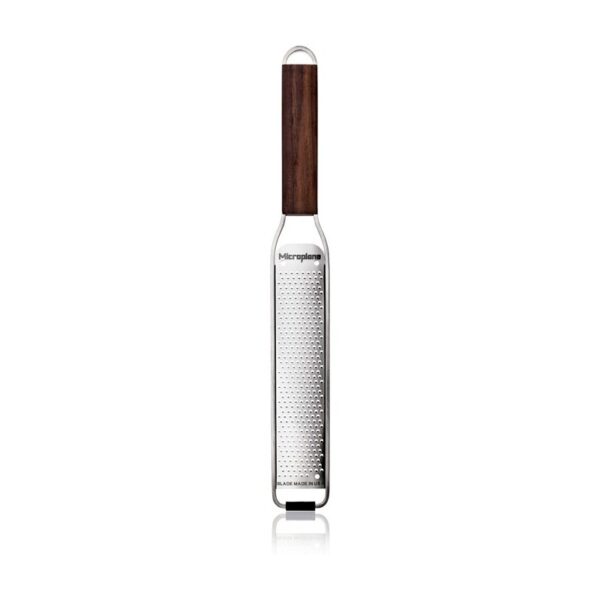 Microplane MASTER luxe zesteur rasp | Walnoothouten handvat | 33 cm