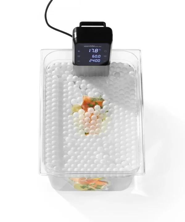 SOUSVIDE BAD COMPLEET | INCL DEKSEL + ISOLATIEBALLETJES | 200mm