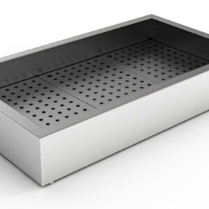 CRUSHED ICE BAK VOOR PRESENTATIE | OPBOUW RVS AISI 304 | DIVERSE GN MATEN