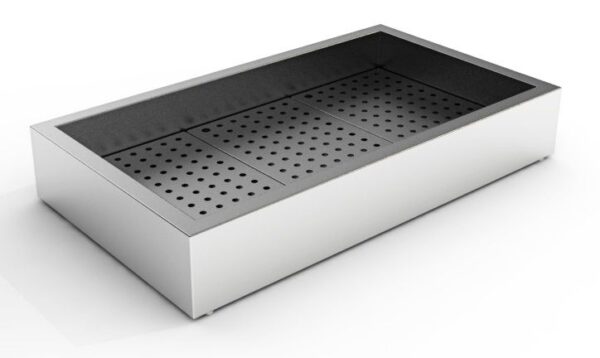 CRUSHED ICE BAK VOOR PRESENTATIE | OPBOUW RVS AISI 304 | DIVERSE GN MATEN