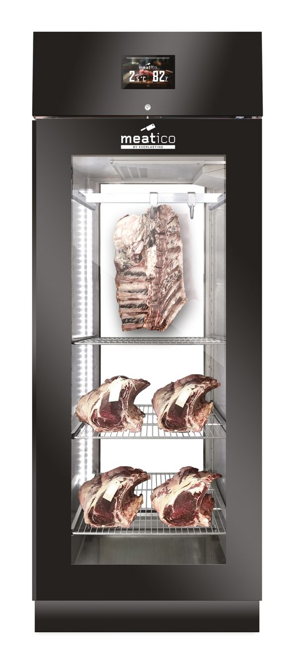MEATico Dryage koelkast MEAT 700 PANORAMA BLACK