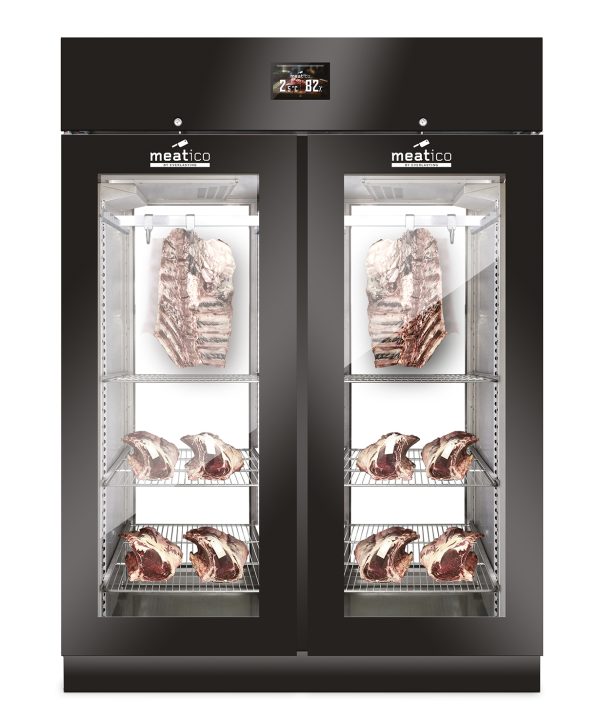 MEATico Dryage koelkast MEAT 1500 PANORAMA BLACK