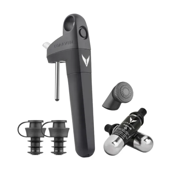 Coravin Pivot+ Wijn bewaarsysteem - Zwart