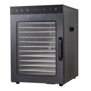 wartmann droogoven mat zwart 12 laags